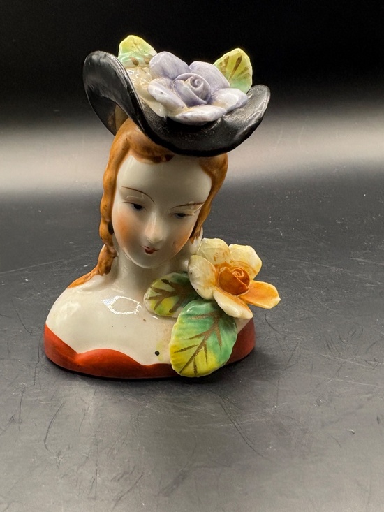 Occupied Japan Other - Vintage Lady With Flowers Figurine Made in Occupied Japan